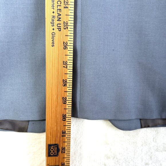 VTG Yves Saint Laurent France Horowitz Wool Blend 2 Button Suit Jacket Mens 39 - Picture 12 of 13